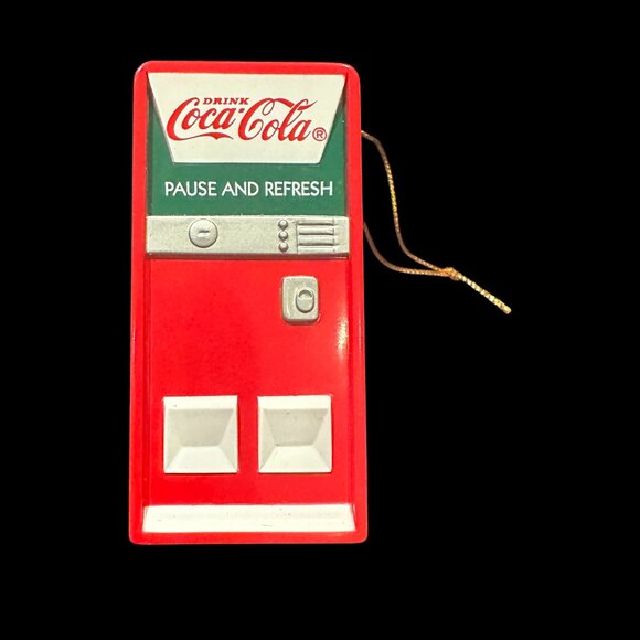 Vintage Coca-Cola Vending Machine Ornament – Retro Coke Machine Christmas Decor - Picture 4 of 8